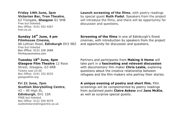 corrected website events